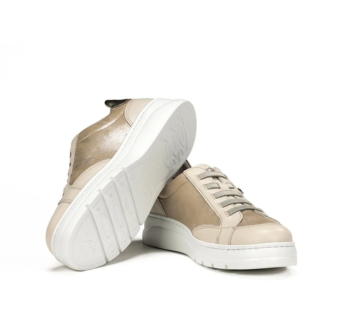Fluchos Pompas F1918 sneakers donna tortora leggere