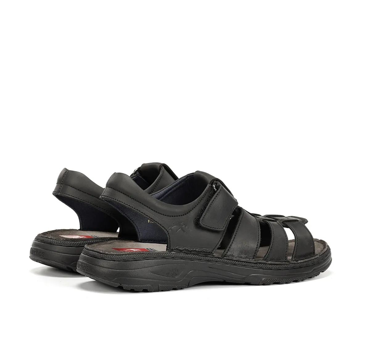 Fluchos Azores F2200 Sandali Uomo Neri Velcro