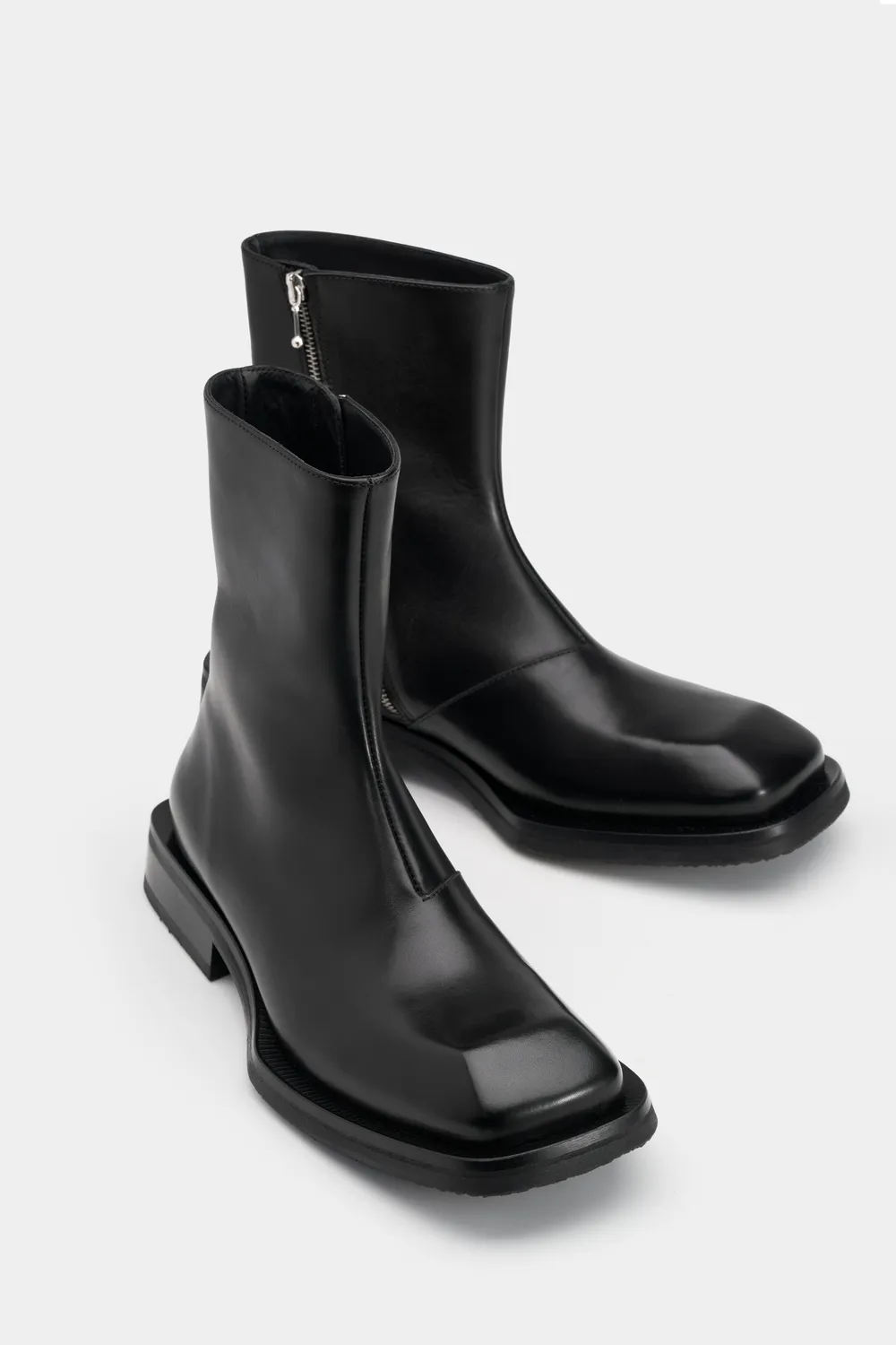 Eytys Piston Black Leather stivali neri pelle