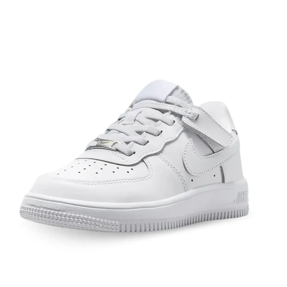 Nike Force 1 Low EasyOn sneakers bimbi 30 EU bianche