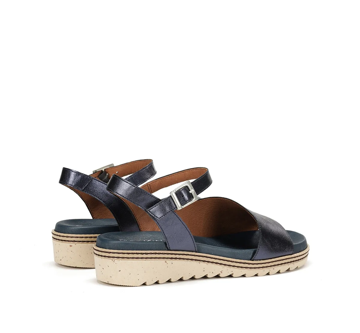 Fluchos Espe D8771 Sandali Donna Blu Velcro