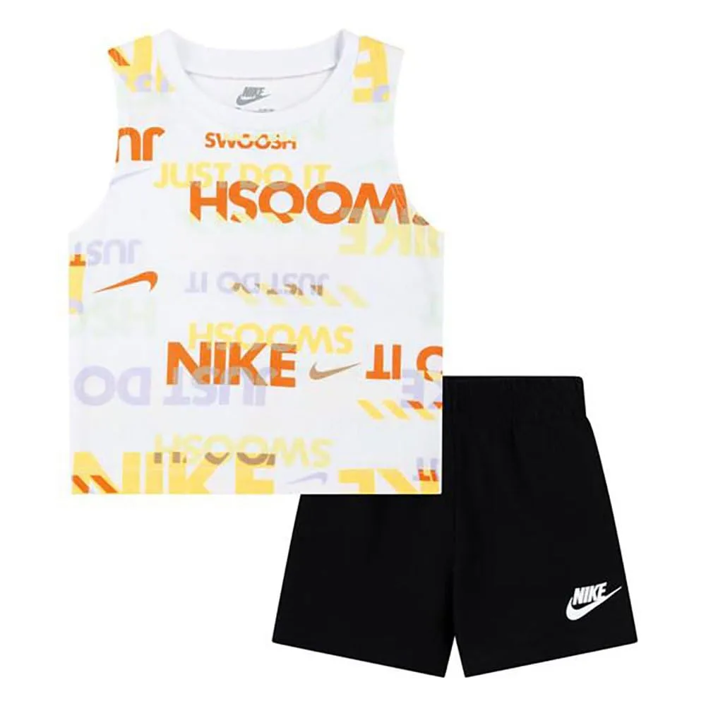 Nike Essentials tuta bimbi unisex cotone nero