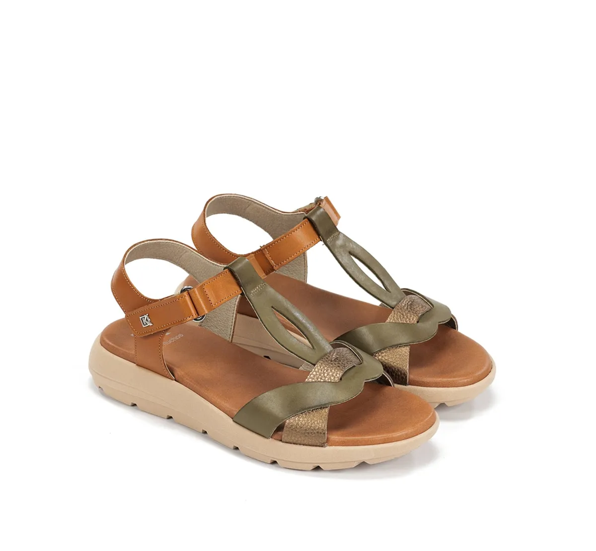 Fluchos Gandia D9466 sandalo donna verde