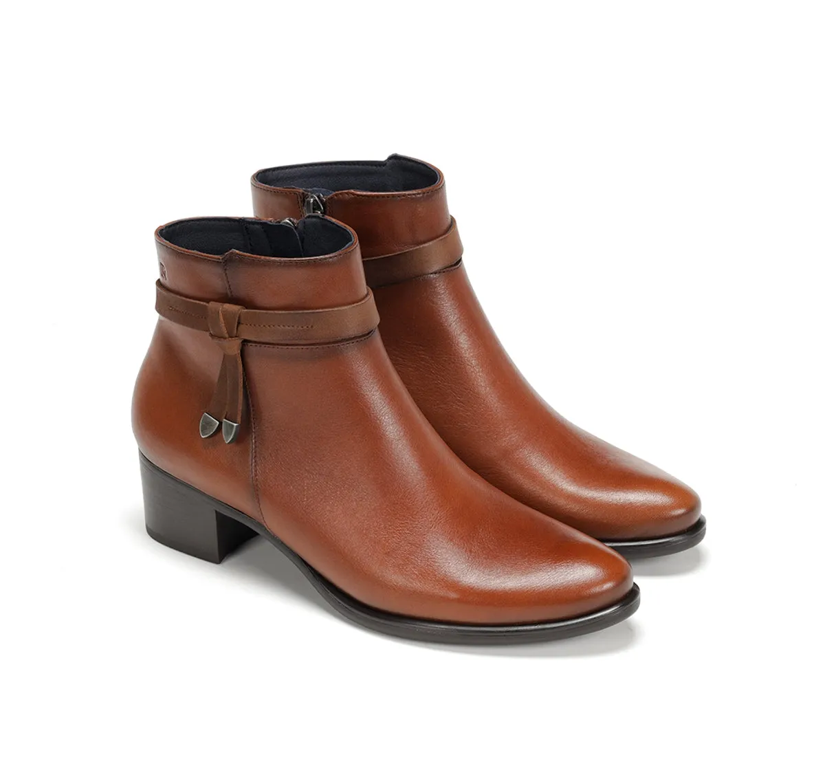 Fluchos Alegria D8889 stivaletti marroni tacco