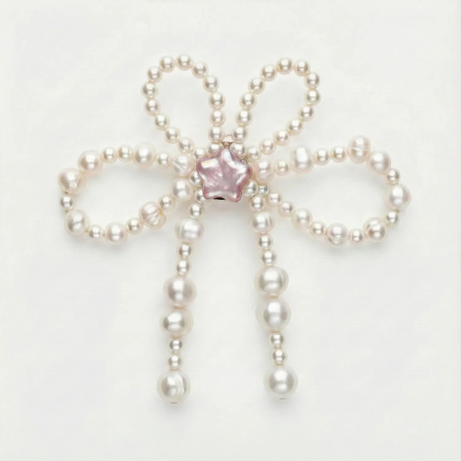 Metagirl Pearl Bow charms scarpe fiocco perle coppia