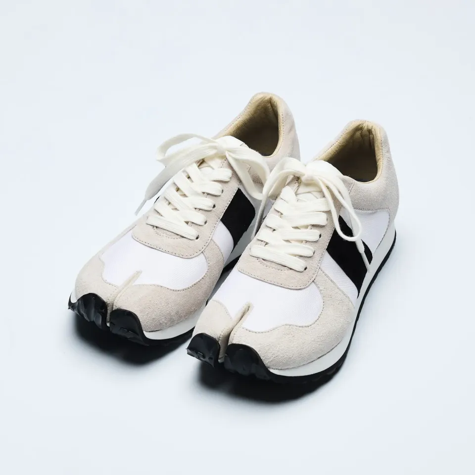 Tabito Tabi Trainer tabito01 sneakers white nylon suede