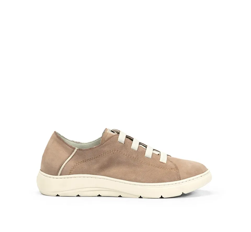 Fluchos Yet D9500 scarpe donna taupe pianta larga