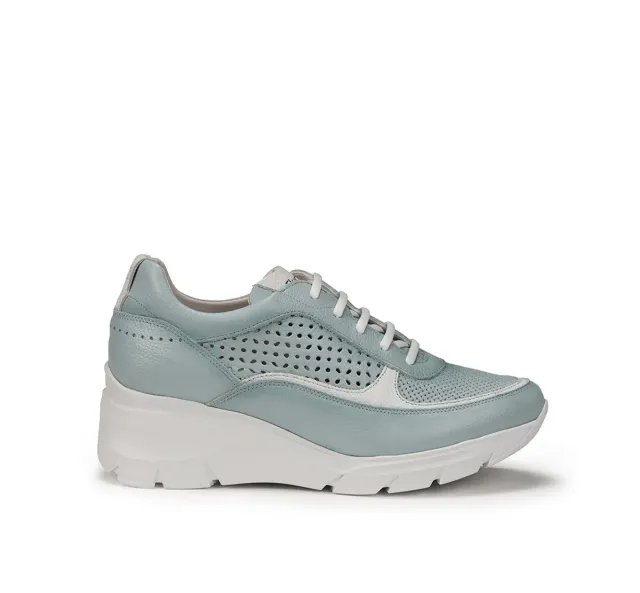 Fluchos Olas F1407 sneakers donna blu con zeppa