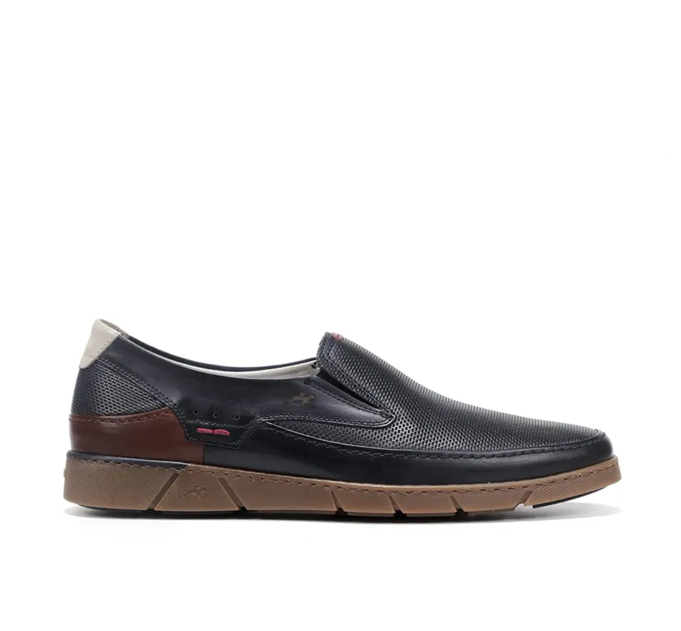 Fluchos Barry F1157 Mocassini Uomo Blu Comodi
