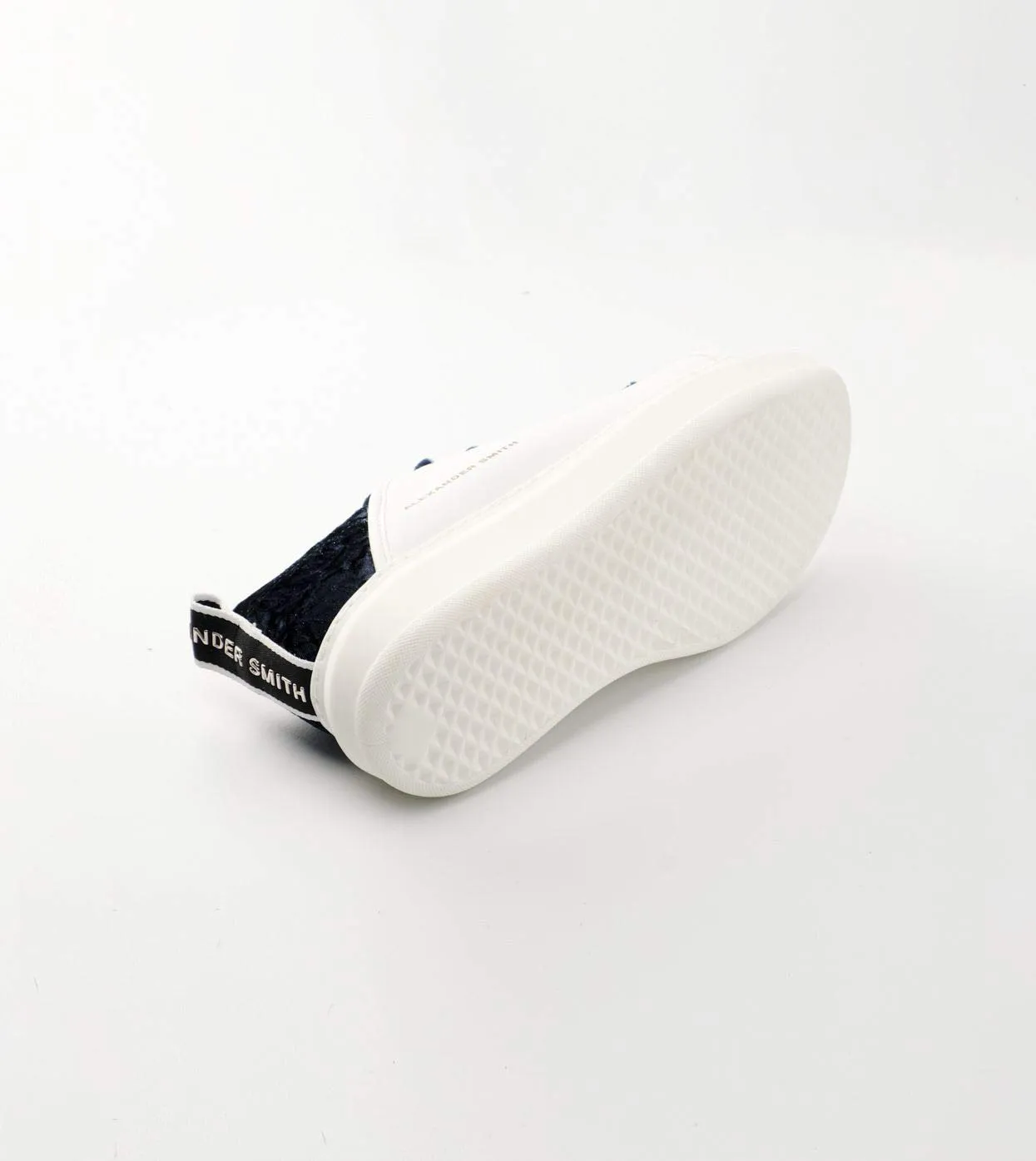 Alexander Smith Wembley White Blue sneakers donna plateau