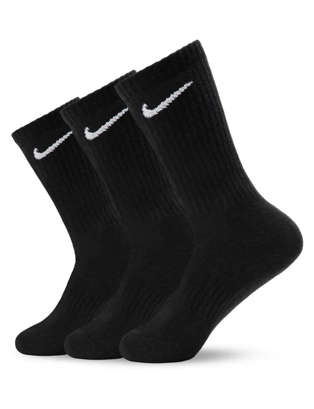 Nike Everyday Ltwt Calzini Uomo Neri 3 Paia Cotone