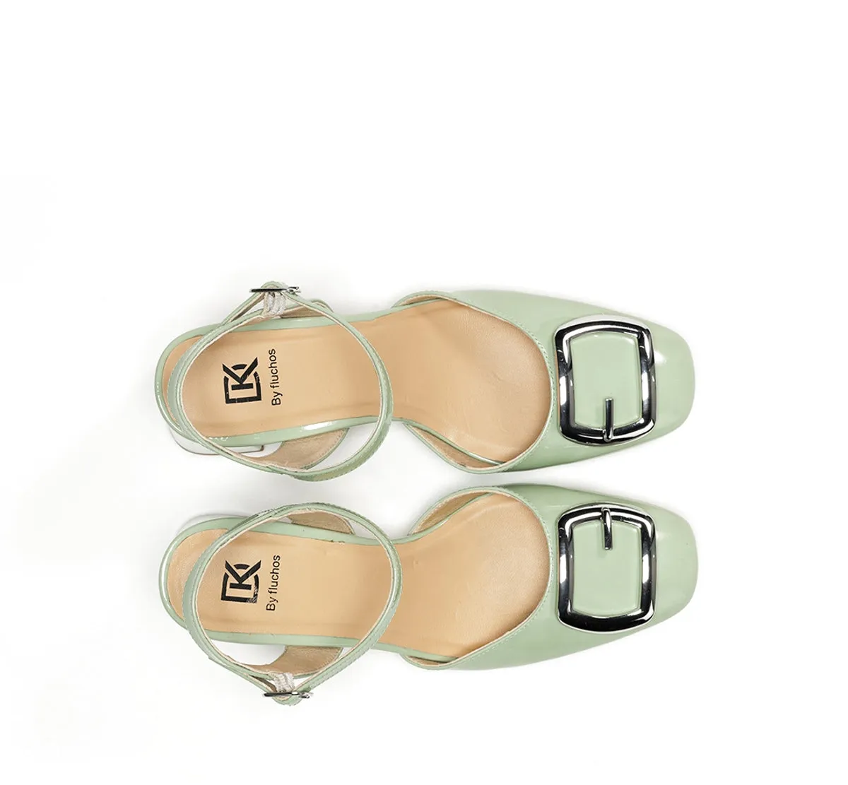 Fluchos Karla D9264 sandali donna verdi tacco
