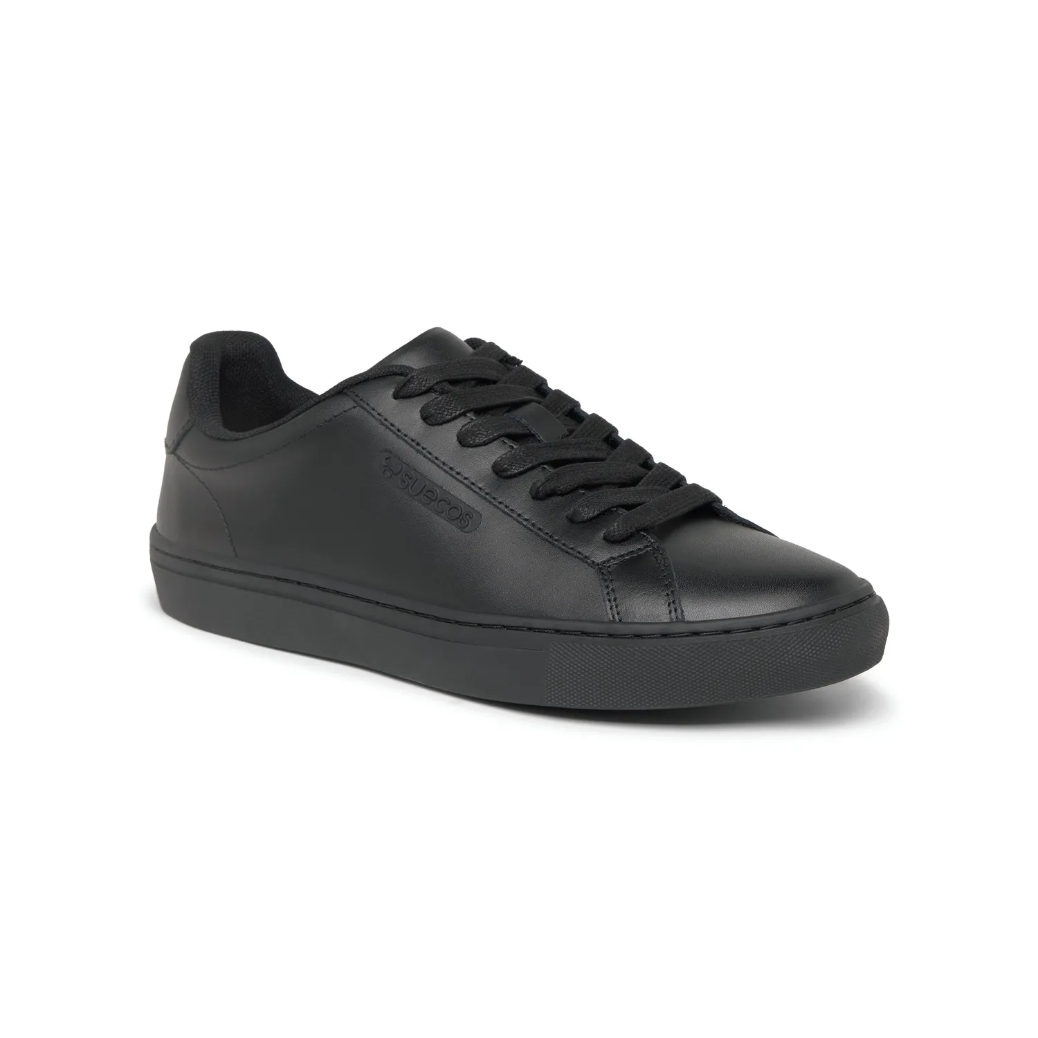 Suecos Nord Black scarpe da lavoro nere in pelle