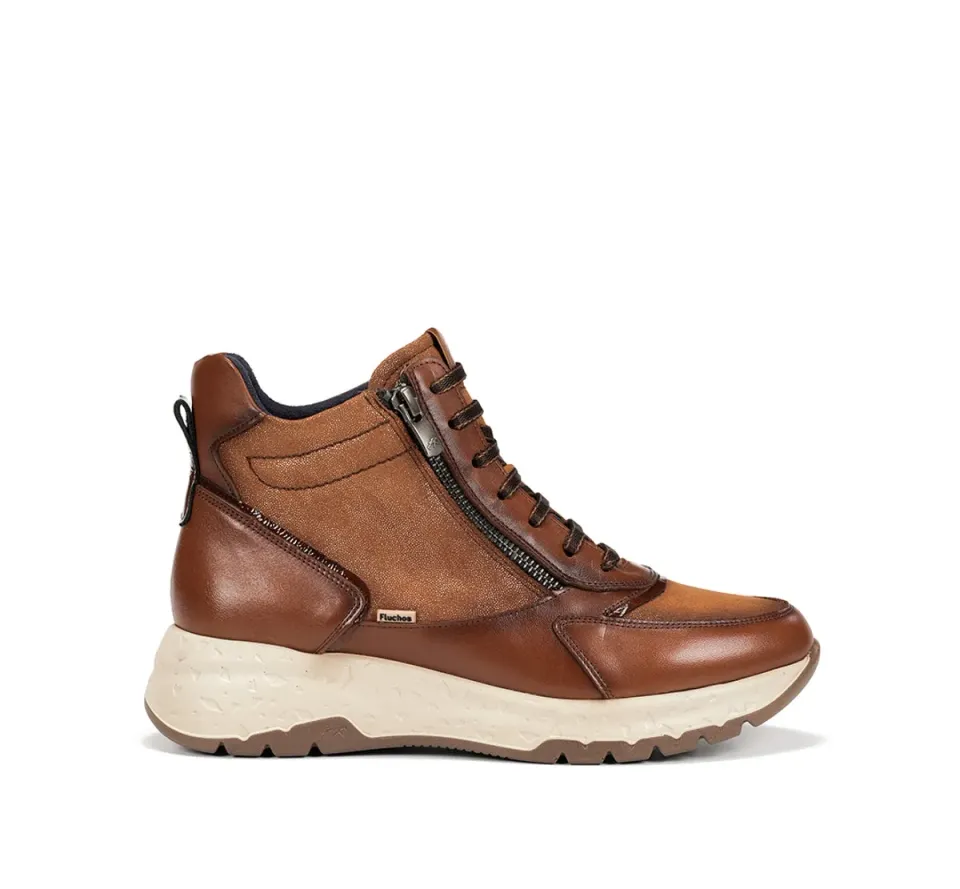 Fluchos Nexus F2311 stivaletti donna marroni pelle