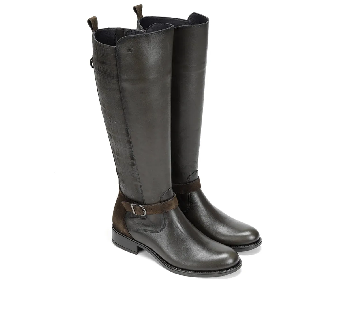 Fluchos Chad D9119 Stivaletti Donna Verdi Tacco Basso