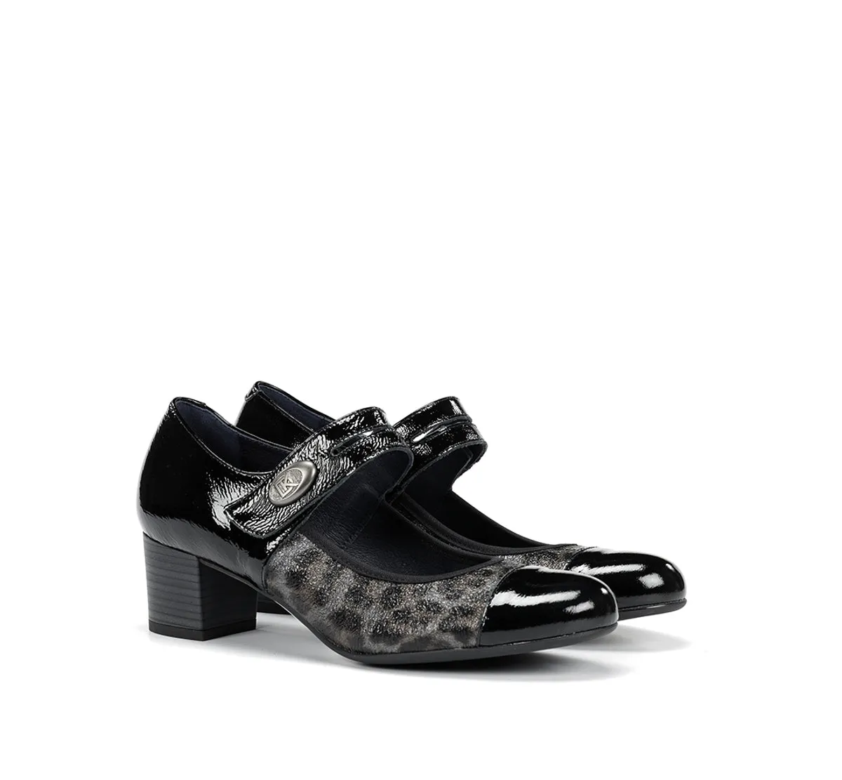 Dorking Geminis D8637 decollete donna nere tacco medio