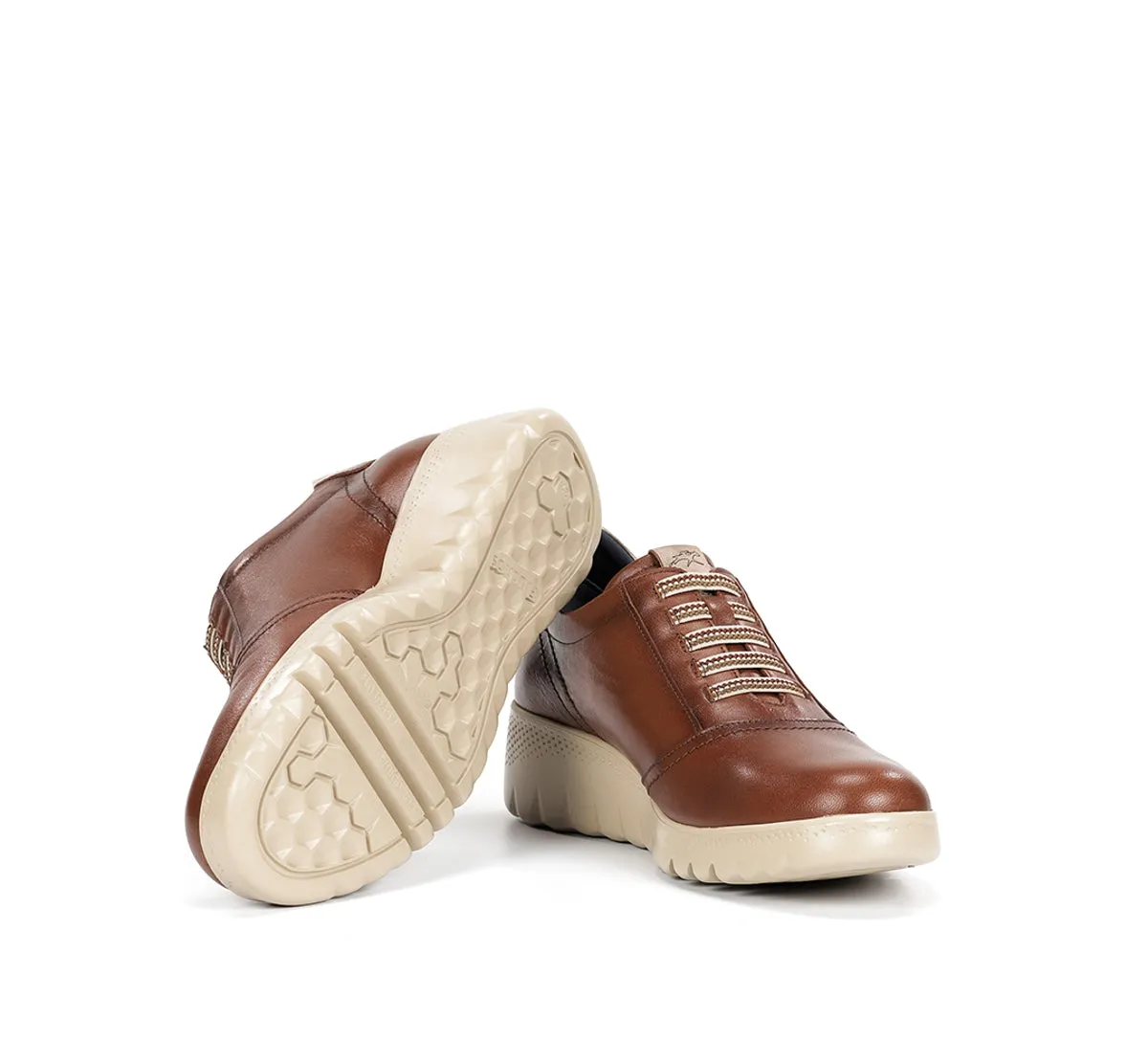 Fluchos Live F2096 sneakers marrone donna zeppa