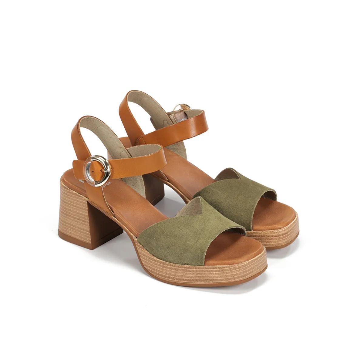 Fluchos Diamond D9287 Sandali Donna Verde Tacco
