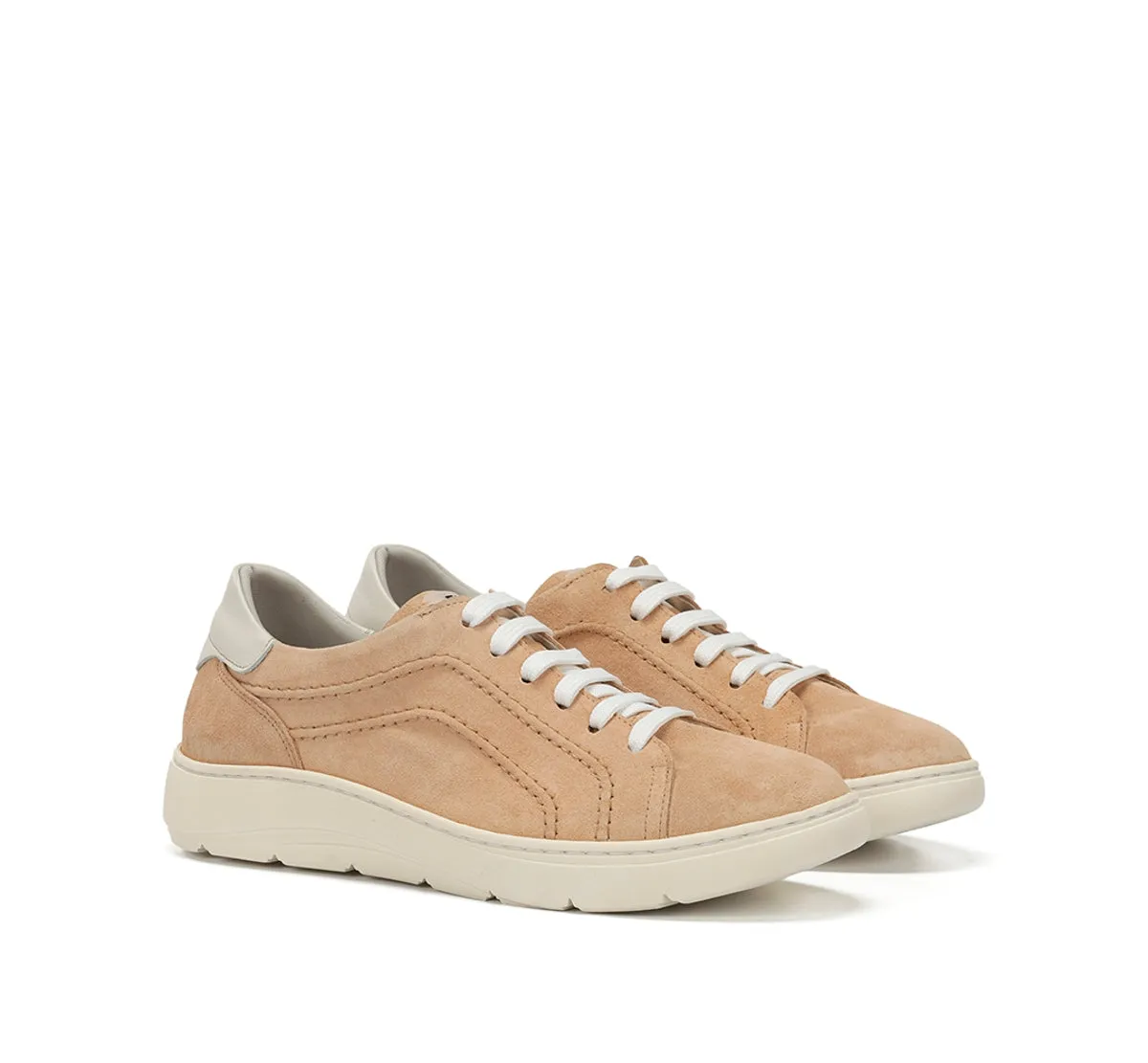 Fluchos Yet D9646 sneakers donna taupe pianta larga