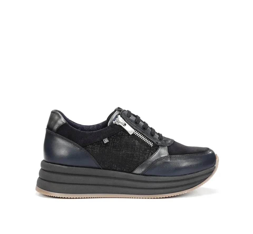 Fluchos Draz D9249 sneakers blu donna platform