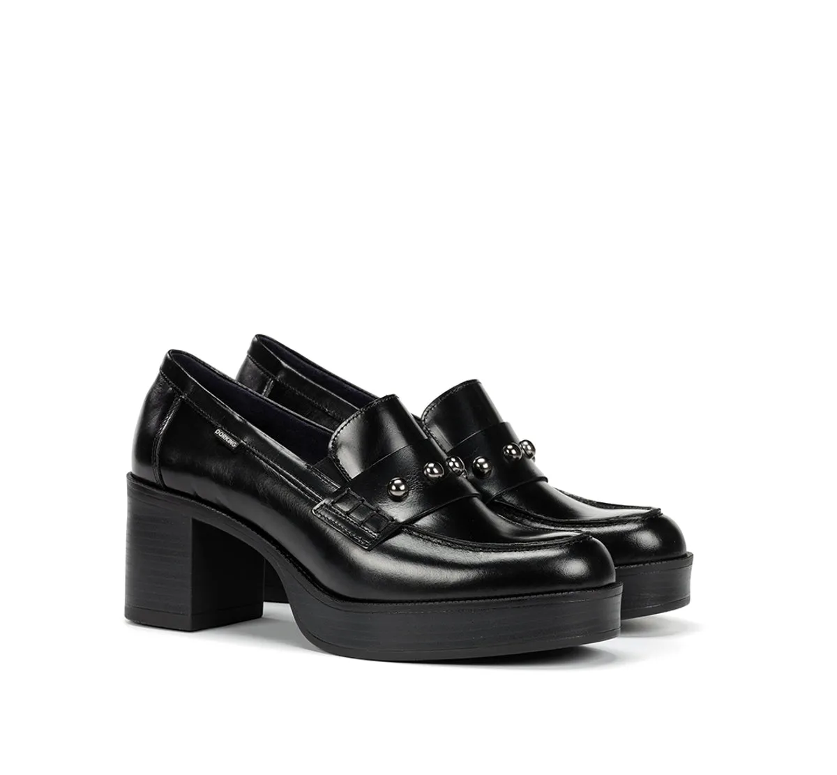 Dorking Bowy D9586 stivaletto donna nero con tacco