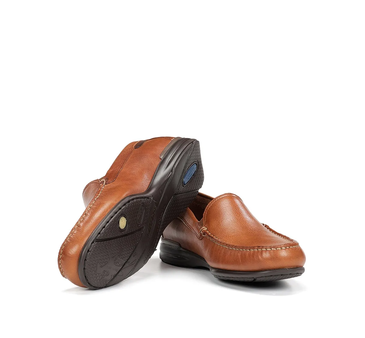 Fluchos Orion 8682 mocassini uomo marroni pelle