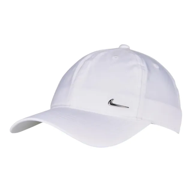 Nike Dri-Fit Metal Swoosh cappellino bambino bianco regolabile