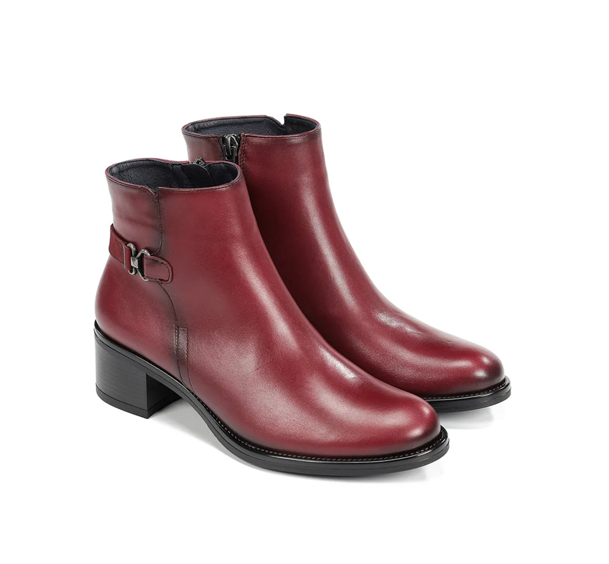 Fluchos Chiara D8966 stivaletti rossi punta sfilata