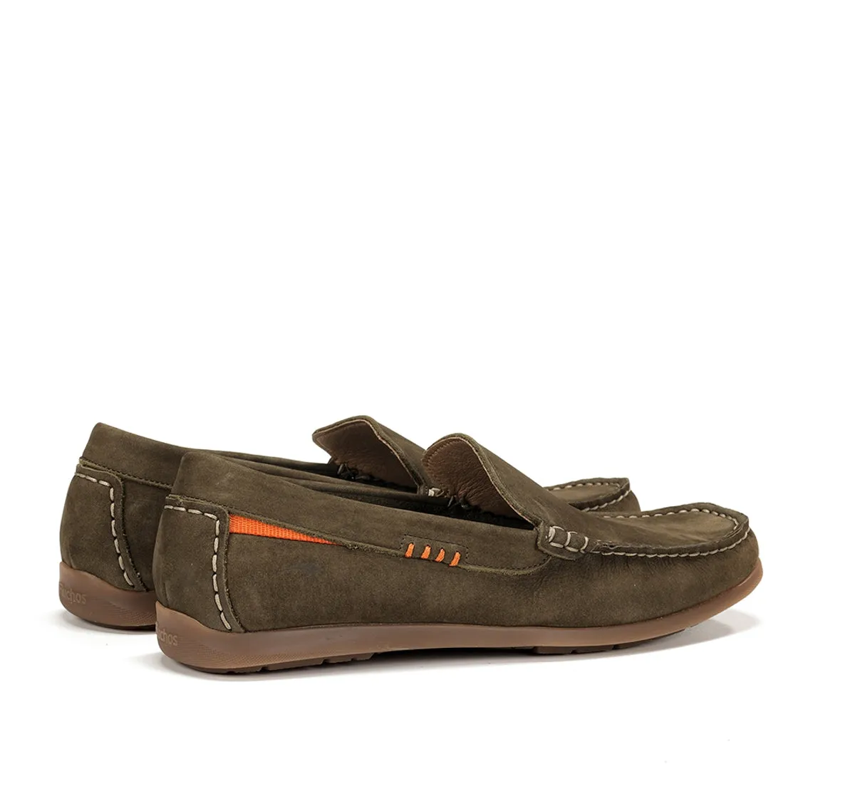 Fluchos Troy F1729 mocassini uomo marroni barca