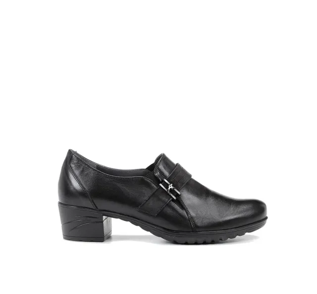 Fluchos Charis F0942 décolleté donna nero tacco medio