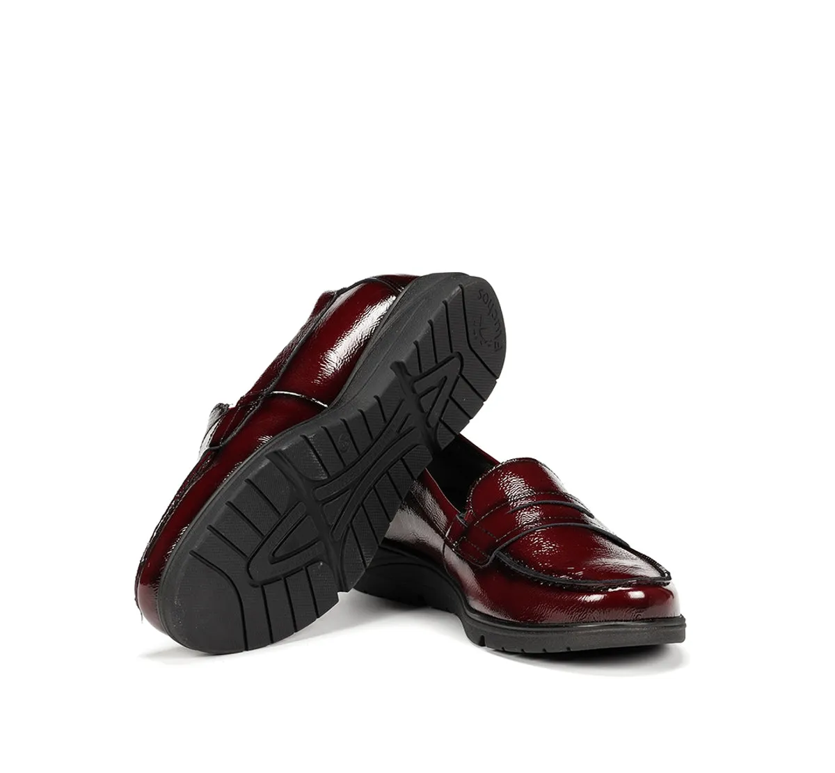 Fluchos Styll F1835 mocassini donna rossi grip