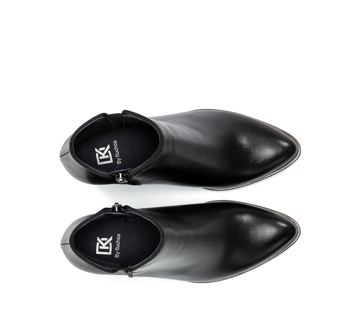 Fluchos Thais D7224 stivaletti donna neri tacco