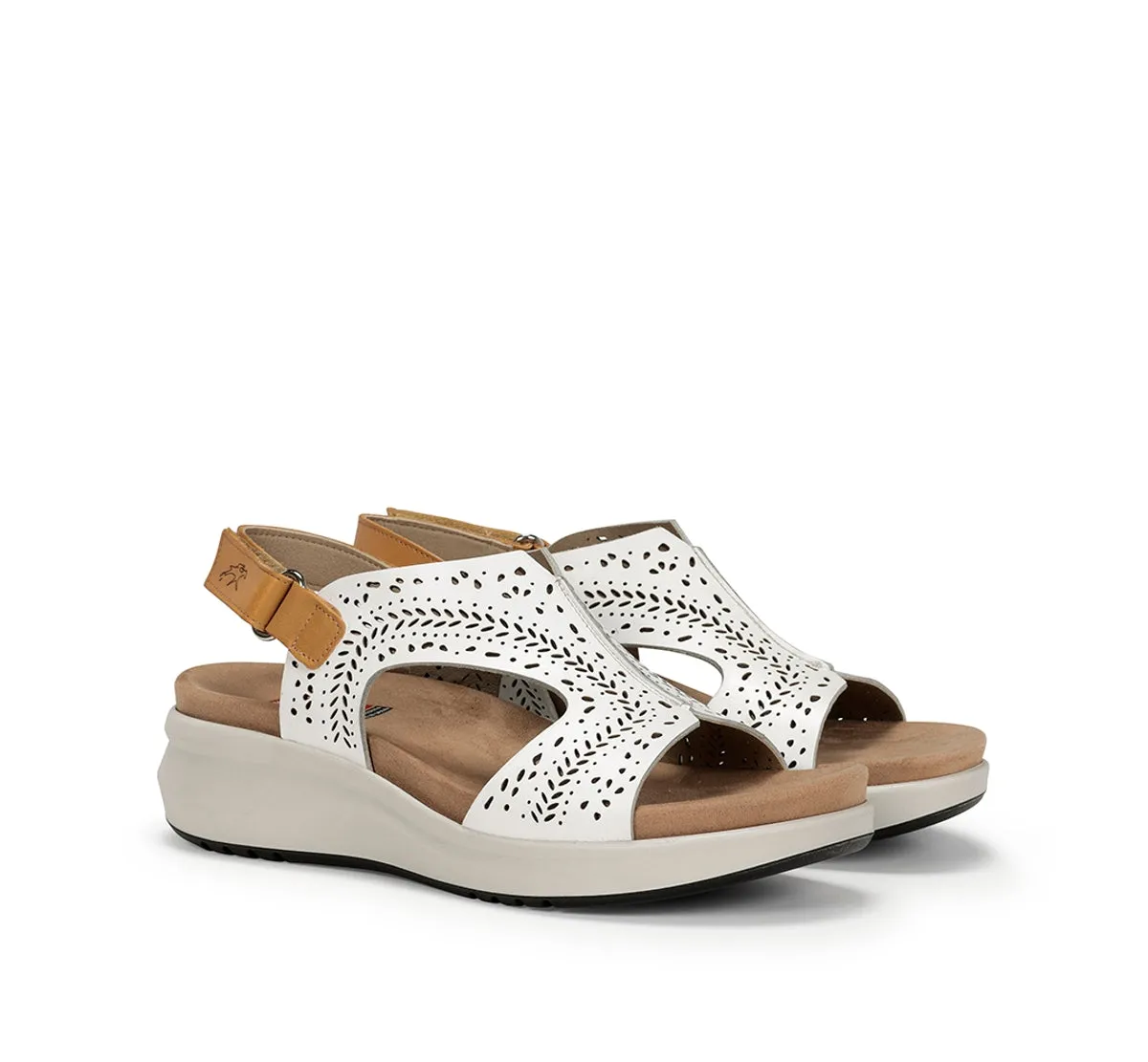 Fluchos Yagon F1481 sandalo bianco donna classico