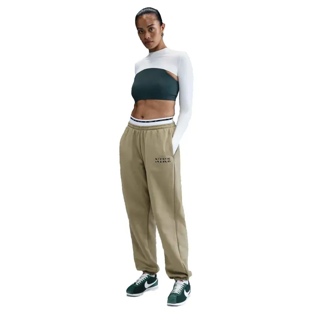 Nike Phoenix Fleece pantaloni donna XS vita alta in cotone