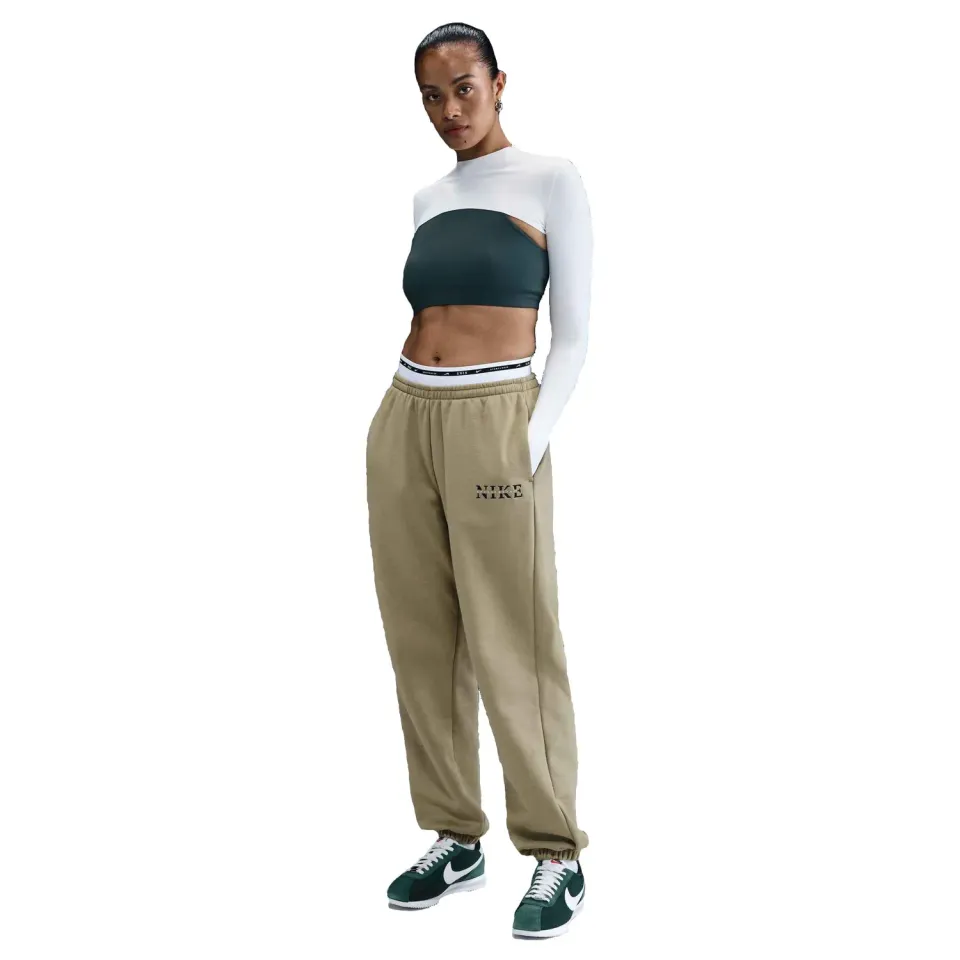 Nike Phoenix Fleece pantaloni donna XS vita alta in cotone