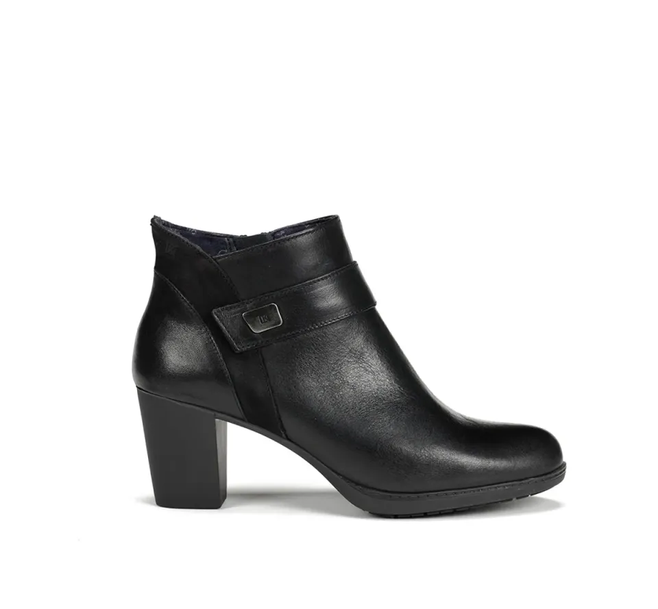 Fluchos Evelyn D9111 stivaletti donna neri tacco alto