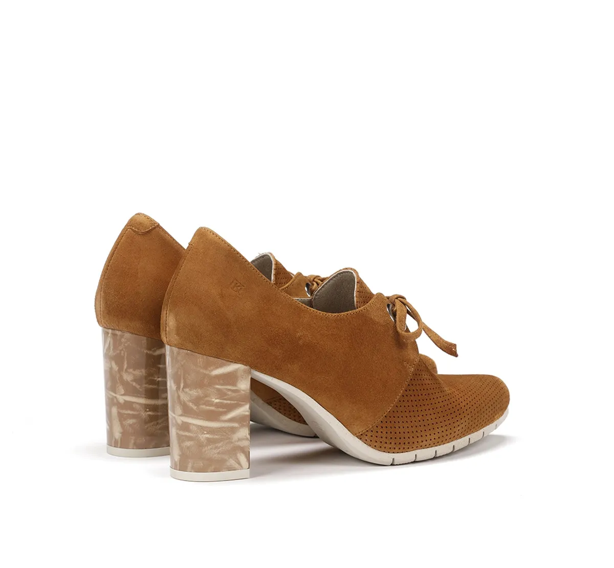 Fluchos Dorking Tian D8738 decollete tacco marrone