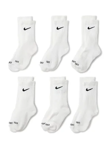 Nike calzini corti bambini 4-5 anni nero 6 paia