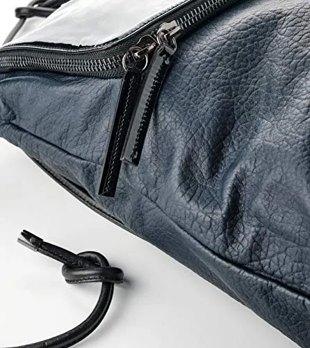 Alexander Smith Zaino pelle bottalata vernice tasche 26x39