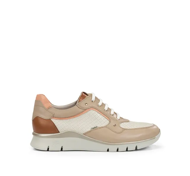 Fluchos Union F2177 sneakers donna tortora pianta ampia