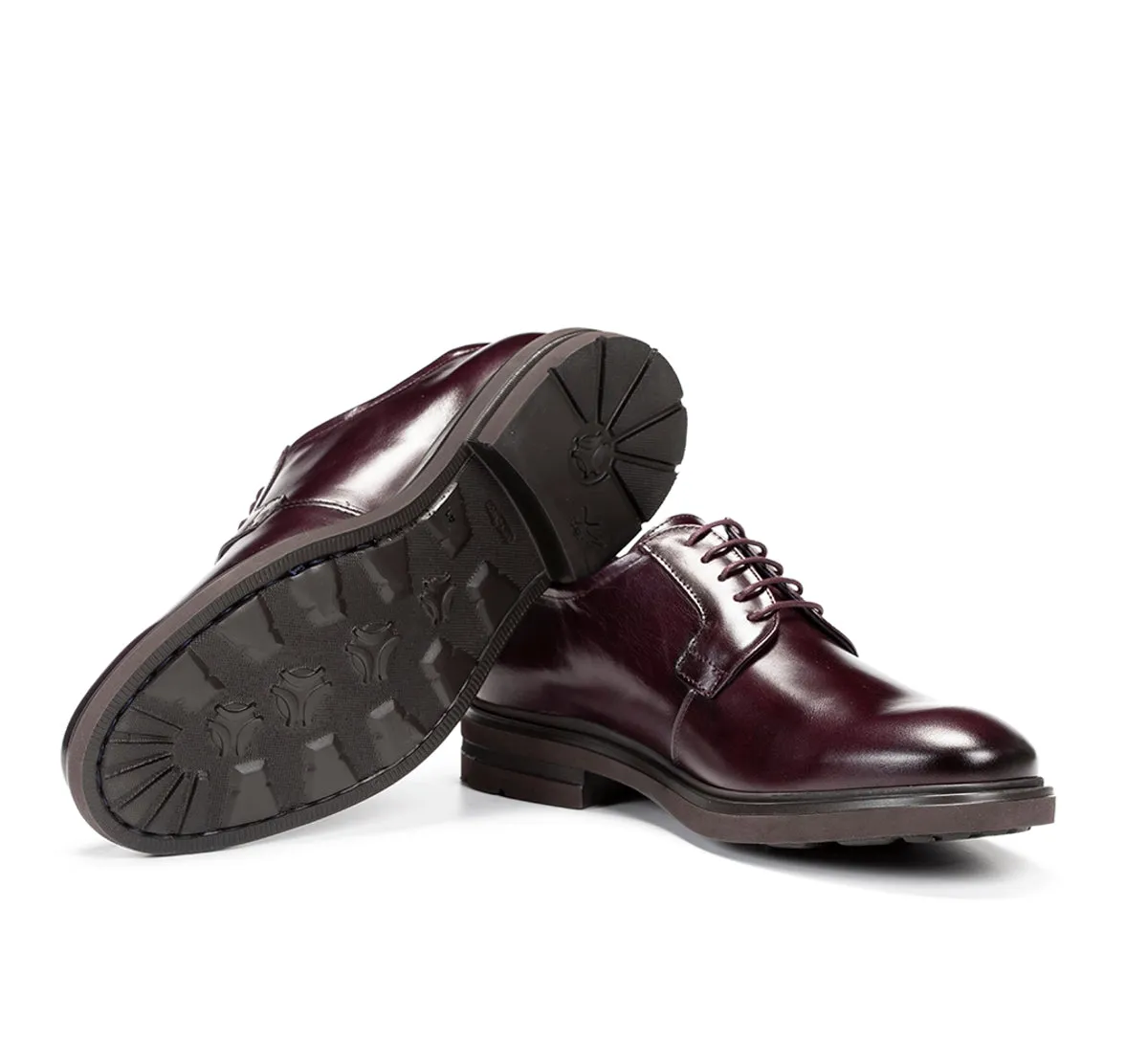 Fluchos Belgas F0631 Scarpe Bordeaux Uomo Pelle