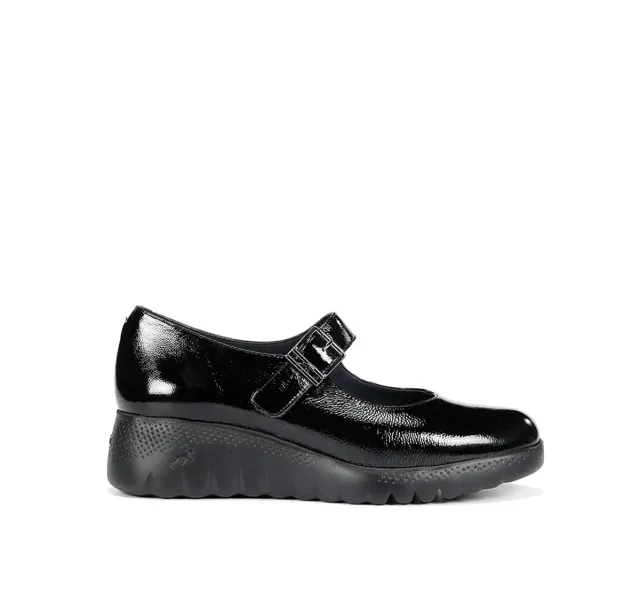 Fluchos Live F2247 scarpe donna nero zeppa