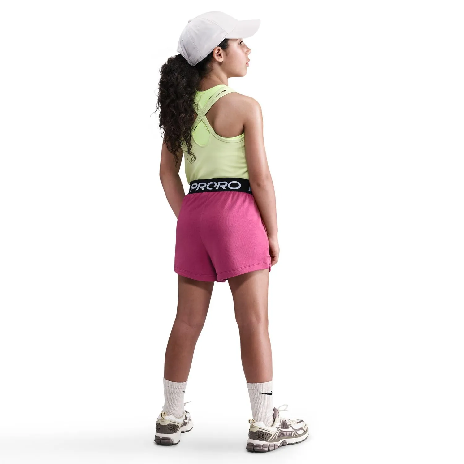 Nike Pro Fleece Dri-Fit shorts bambina 8-10 anni neri