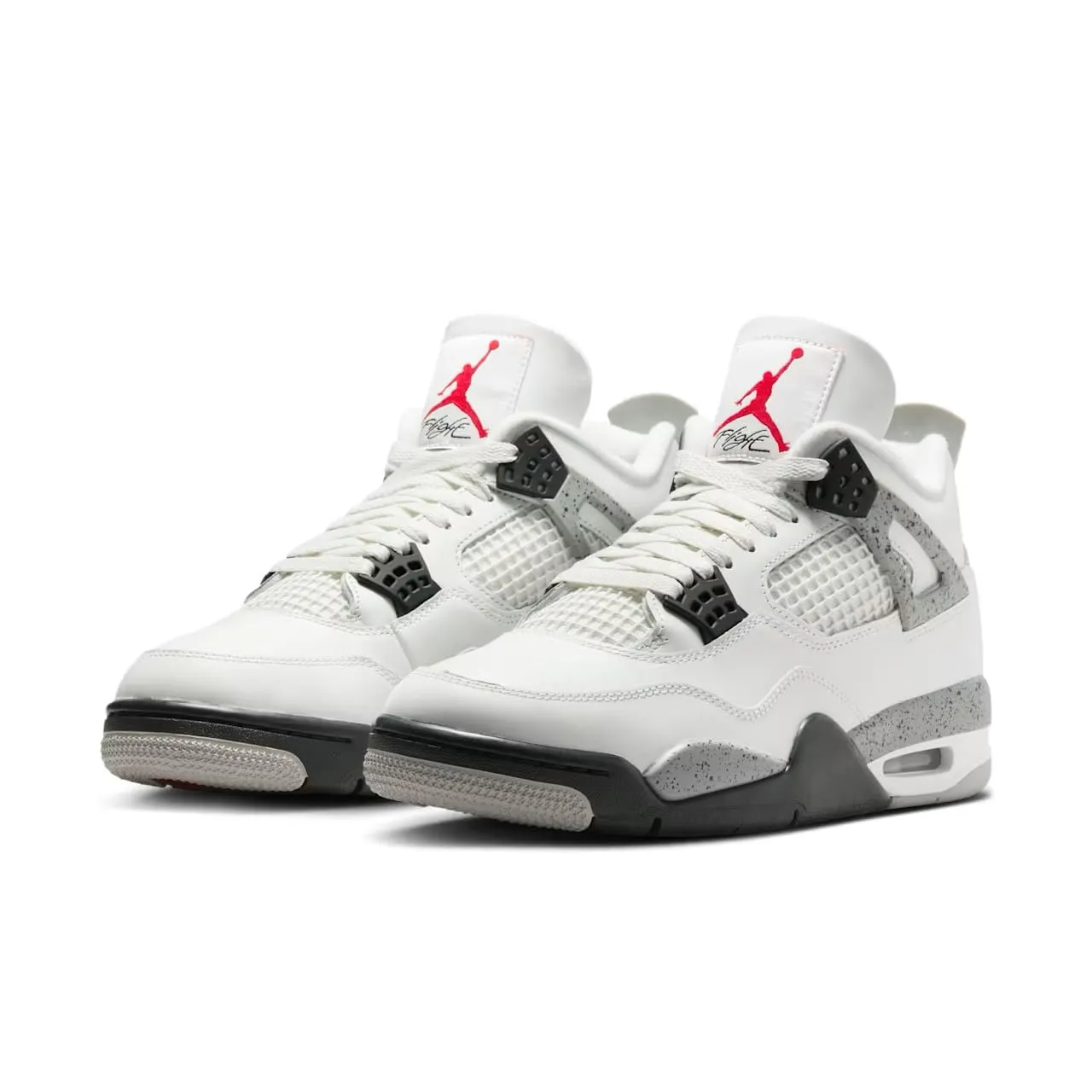 Nike Air Jordan 4 Retro sneakers summit bianco 47,5 EU pelle
