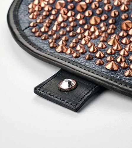 Alexander Smith zaino pelle borchie tasche esterne made in Italy