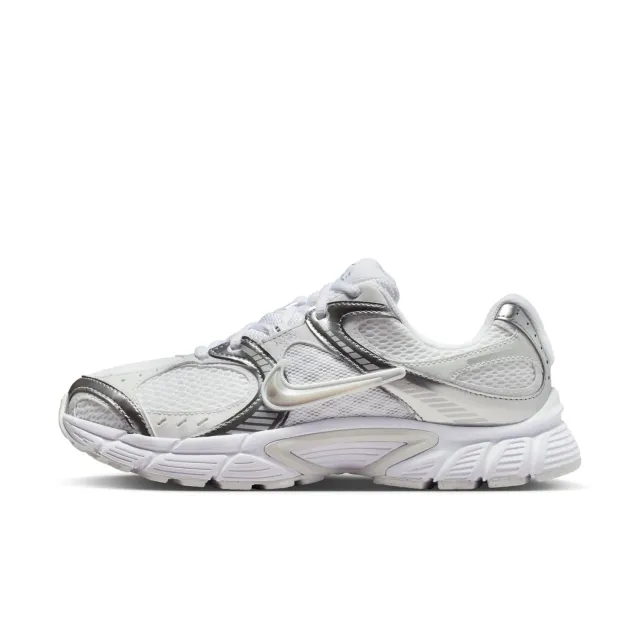 Nike V5 RNR scarpe donna stile Y2K suola spessa argentate