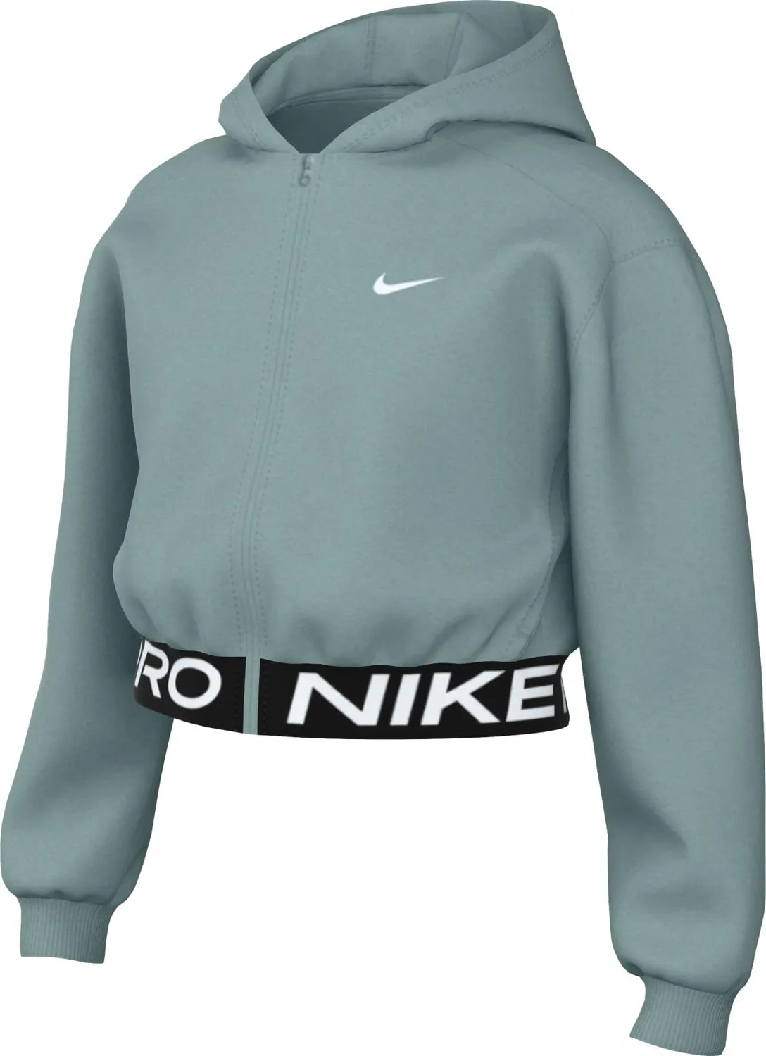 Nike Pro Fleece felpa bambina 8-9 anni blu
