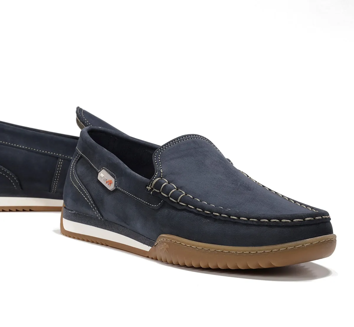 Fluchos Bruno F2432 mocassini uomo blu casual