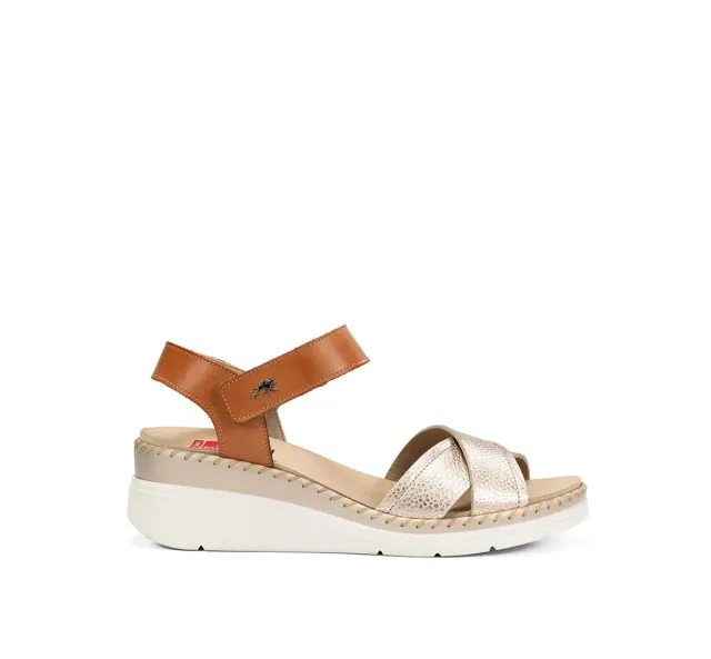 Fluchos Leza F2139 sandalo donna oro leggero