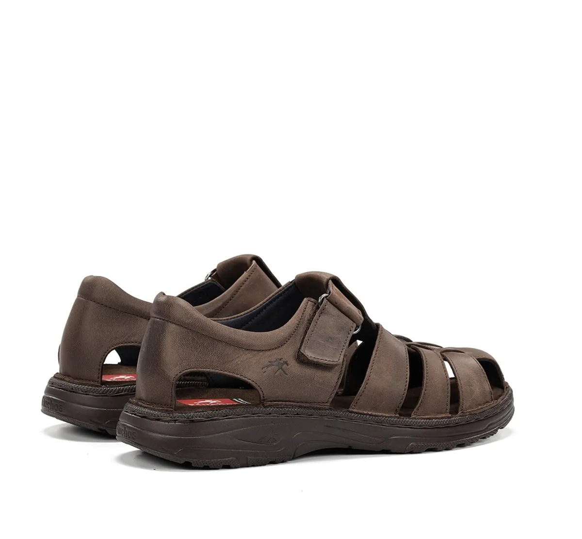 Fluchos Azores F2199 sandali uomo marroni velcro